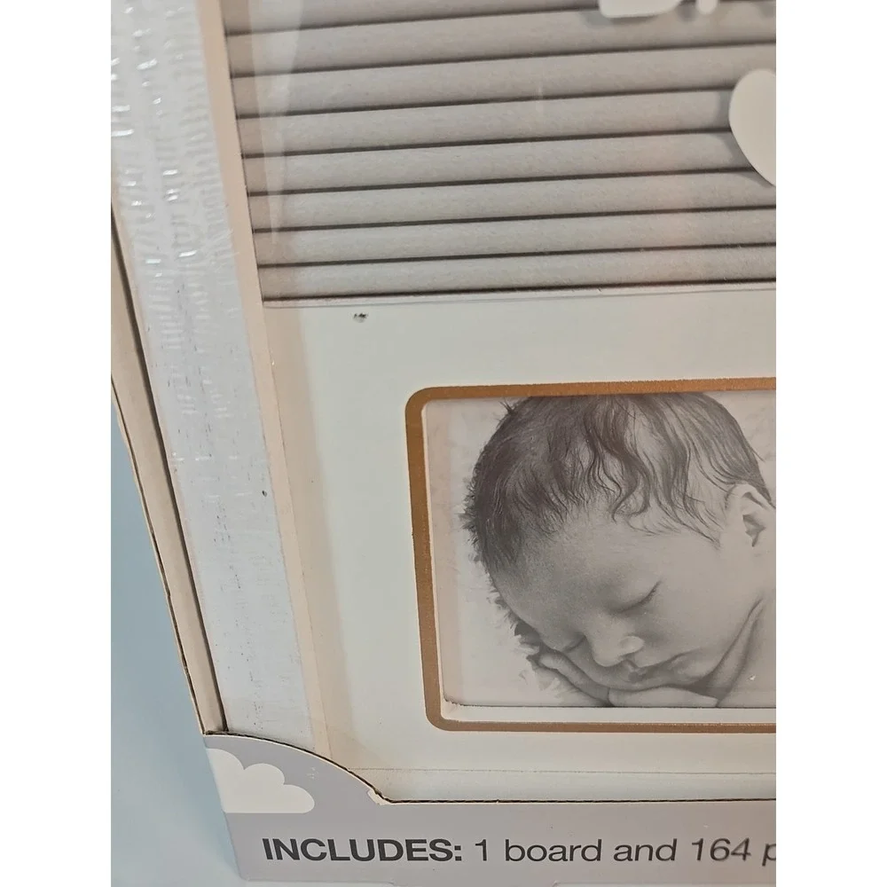 Moon &‎ Stars Letterboard Baby Picture Frame 164 Changeable Letter Number Shape